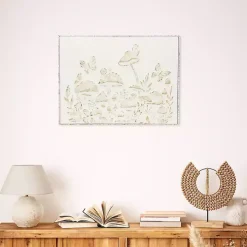 Mushroom Forest Metal Wall Plaque