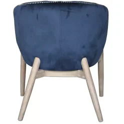 Nadia Navy Velvet Club Chair