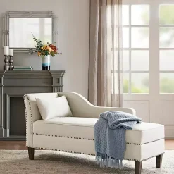 Natural Brett Accent Chaise Lounge