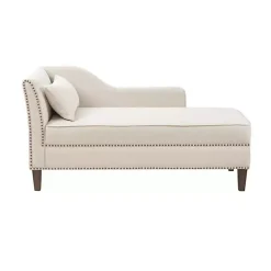 Natural Brett Accent Chaise Lounge