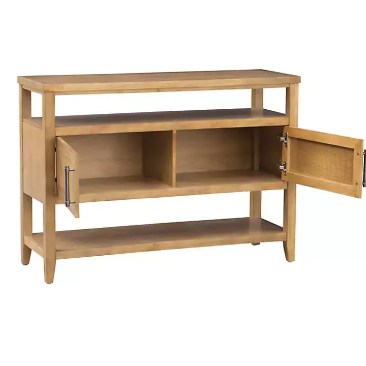 Natural Cane Martha Sterwart Console Table