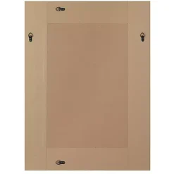 Natural Chevron Wood Wall Mirror