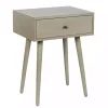 Natural Gray Wood 1-Drawer Arthur Accent Table