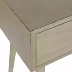 Natural Gray Wood 1-Drawer Arthur Accent Table