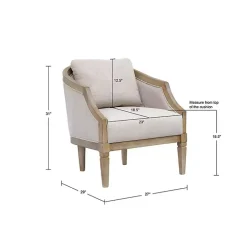 Natural Hemp Martha Stewart Accent Chair
