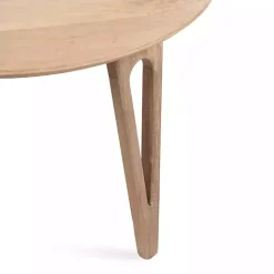 Natural Mango Wood Round Kershaw Coffee Table