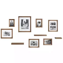 Natural 10-pc. Gallery Wall Frame and Shelf Set