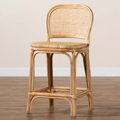 Natural Rattan Adrena Counter Stool