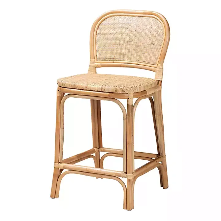 Natural Rattan Adrena Counter Stool