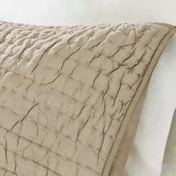 Natural Serene Quilted 3-pc. King Coverlet Set