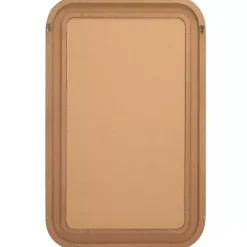 Natural Wood and Rattan Alessa Wall Mirror