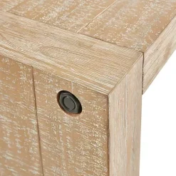 Natural Wood Frame Console Table