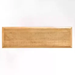 Natural Wood Hughes Sliding Door Cabinet