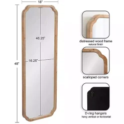 Natural Wood Marston Wall Mirror
