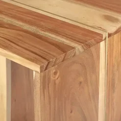 Natural Wood Umed Accent Table