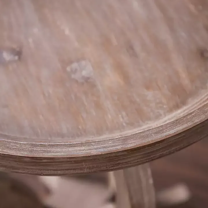 Natural Wooden Parker Accent Table