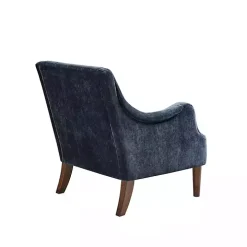 Navy Button Tufted Accent Chair