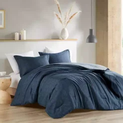 Navy Chambray 3-pc. Full/Queen Comforter Set