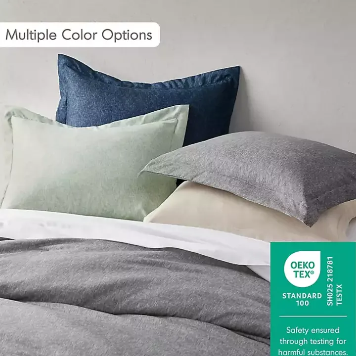 Navy Chambray 3-pc. Full/Queen Comforter Set