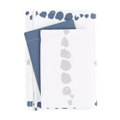 Navy Dots Reversible 3-pc. Queen Duvet Cover Set