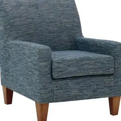Navy Fynn Upholstered Accent Chair
