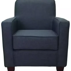 Navy Johnston Upholstered Accent Chair
