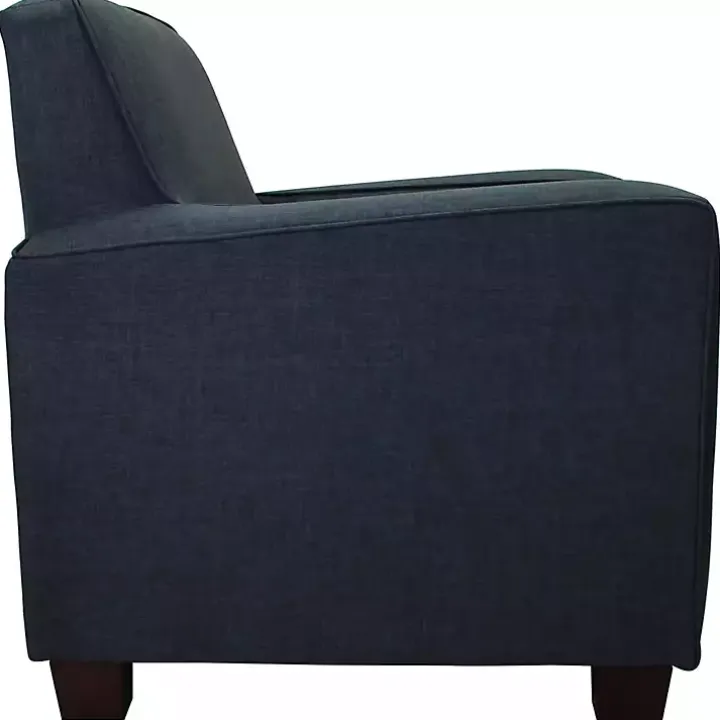 Navy Johnston Upholstered Accent Chair