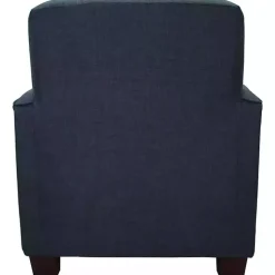 Navy Johnston Upholstered Accent Chair