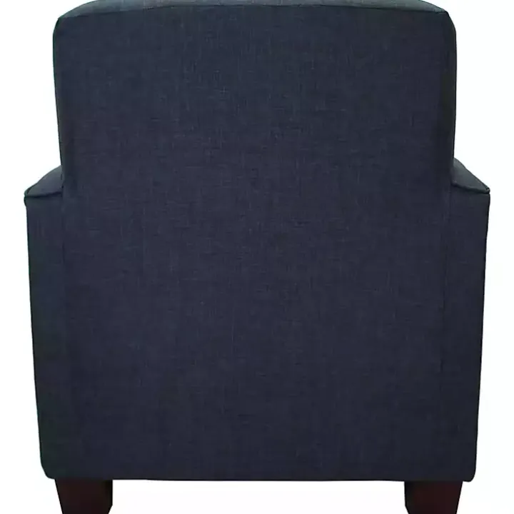 Navy Johnston Upholstered Accent Chair