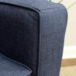 Navy Johnston Upholstered Accent Chair
