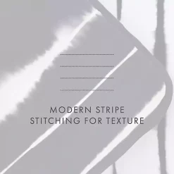 Navy Linear Reversible 3-pc. Queen Quilt Set