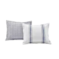 Navy Stripe 3-pc. Full/Queen Comforter Set