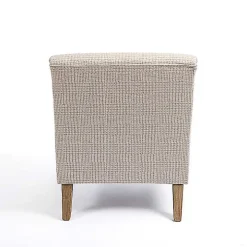 Neutral Houndstooth 2-pc. Chair and Ottoman Set