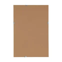 Neutral Linen Beveled Wall Mirror