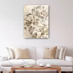 Neutral Petals Canvas Art Print, 30x40 in.