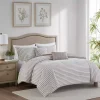 Neutral Striped 5-pc. Full/Queen Comforter Set