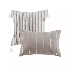 Neutral Striped 5-pc. Full/Queen Comforter Set