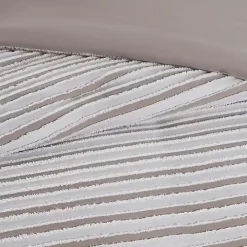 Neutral Striped 5-pc. Full/Queen Comforter Set