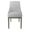 Neutral Upholstered Barrel Dining Chair