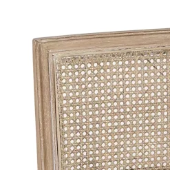 Neutral Woven Back Dining Chairs, Set of 2