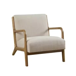 Nolan Cream Lounge Accent Chair