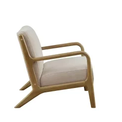 Nolan Cream Lounge Accent Chair