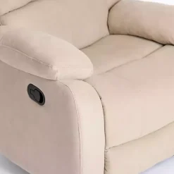 Oatmeal Performance Fabric Barrett Recliner