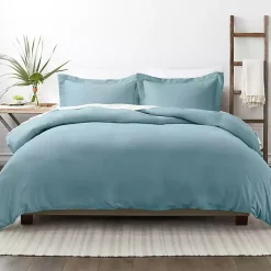 Ocean Blue Solid 3-pc. King Duvet Cover Set