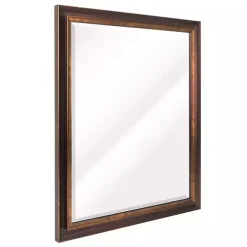 Oil Rubbed Bronze Beveled Framed Wall Mirror