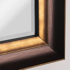 Oil Rubbed Bronze Beveled Framed Wall Mirror