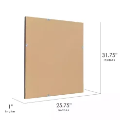 Oil Rubbed Bronze Beveled Framed Wall Mirror