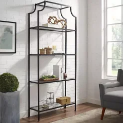 Oil-Rubbed Bronze 4-Tier Glass Ashlee Etagere
