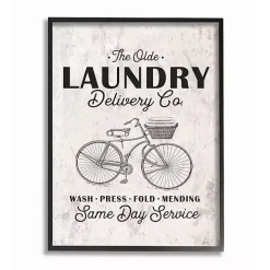 Olde Laundry Delivery Co. Framed Art Print
