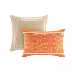 Orange Damask 4-pc. Twin/Twin XL Comforter Set